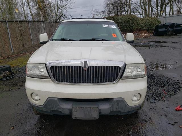 5LMEU78H63ZJ29978 - 2003 LINCOLN AVIATOR 白色 照片 5
