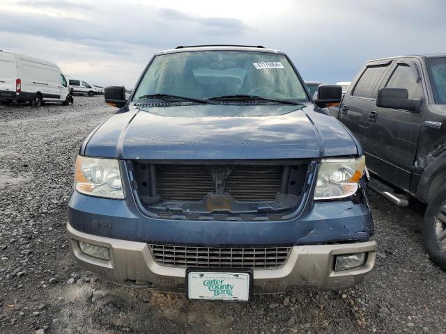 1FMPU18L34LB86883 - 2004 FORD EXPEDITION EDDIE BAUER BLUE photo 5