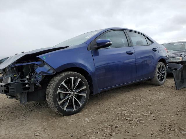 5YFBURHE5JP743150 - 2018 TOYOTA COROLLA L BLUE photo 1