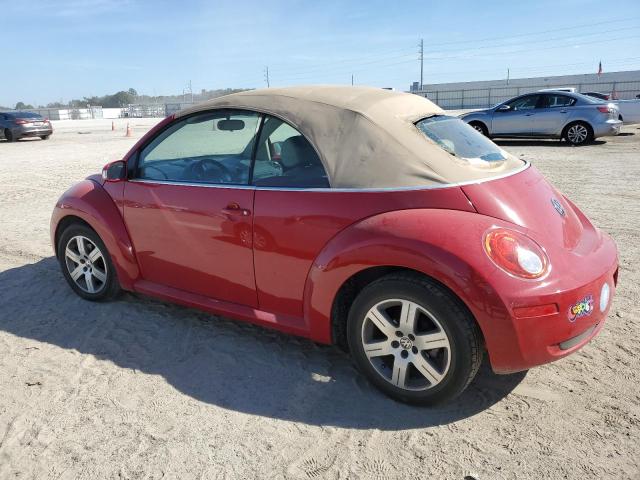 3VWRF31Y06M313936 - 2006 VOLKSWAGEN NEW BEETLE CONVERTIBLE OPTION PACKAGE 1 RED photo 2