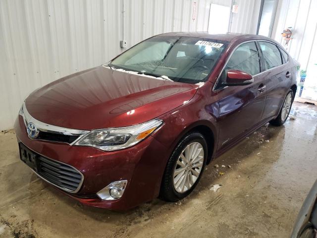 4T1BD1EB6EU029222 - 2014 TOYOTA AVALON HYBRID BURGUNDY photo 1