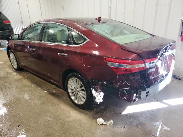 4T1BD1EB6EU029222 - 2014 TOYOTA AVALON HYBRID BURGUNDY photo 2