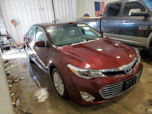 4T1BD1EB6EU029222 - 2014 TOYOTA AVALON HYBRID BURGUNDY photo 4