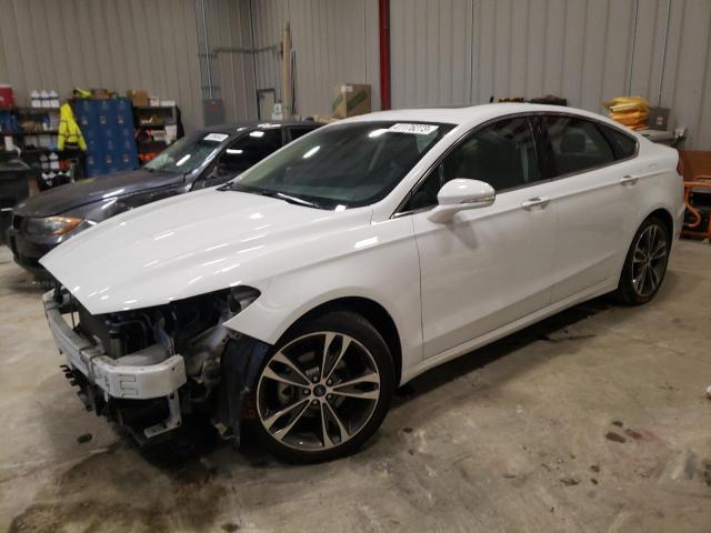 3FA6P0D98KR226360 - 2019 FORD FUSION TITANIUM WHITE photo 1