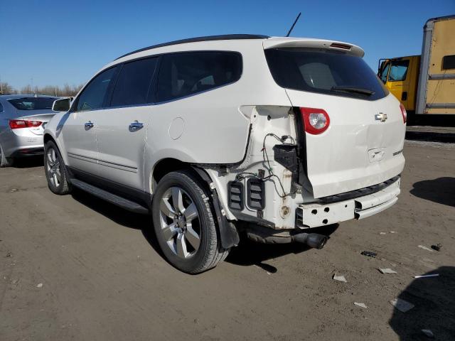 1GNLRHED8AJ193482 - 2010 CHEVROLET TRAVERSE LTZ WHITE photo 2