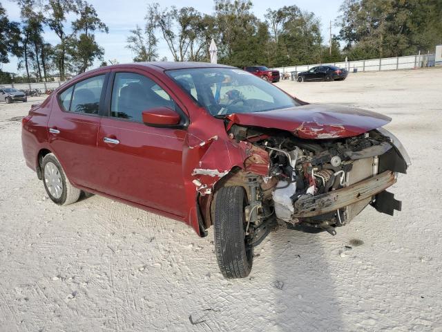 3N1CN7AP0GL893919 - 2016 NISSAN VERSA S RED photo 4