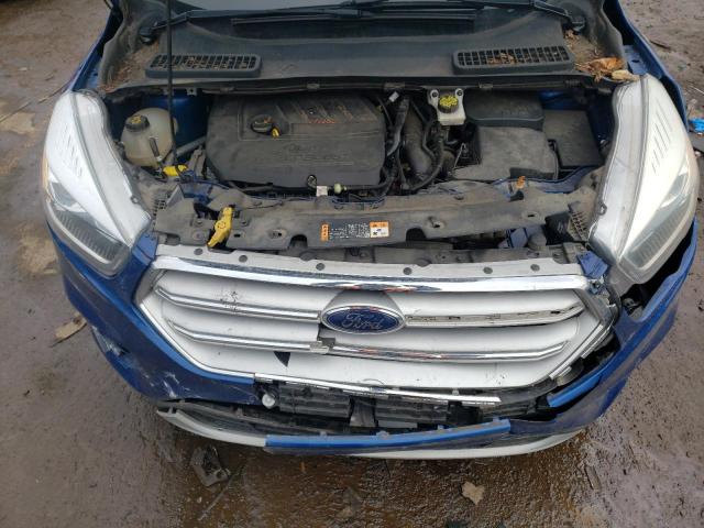 1FMCU0HD4JUC03469 - 2018 FORD ESCAPE SEL BLUE photo 12