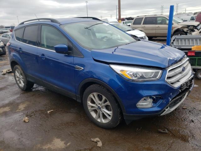 1FMCU0HD4JUC03469 - 2018 FORD ESCAPE SEL BLUE photo 4