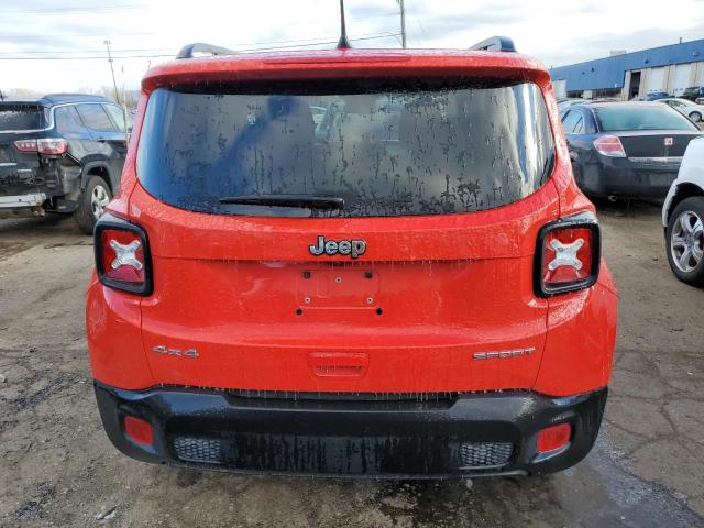 ZACNJBAB0KPJ73705 - 2019 JEEP RENEGADE SPORT RED photo 6