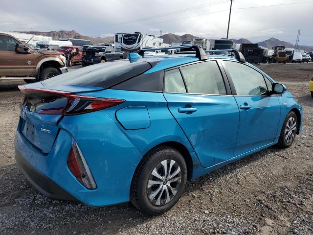 JTDKAMFP4M3168830 - 2021 TOYOTA PRIUS PRIM LE BLUE photo 3