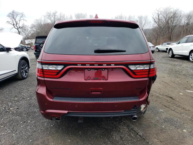 1C4RDHDG3LC394002 - 2020 DODGE DURANGO GT BURGUNDY photo 6