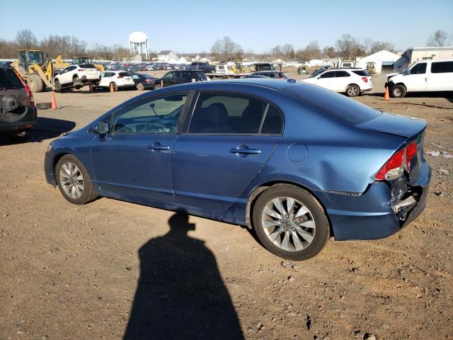 2HGFA169X9H501720 - 2009 HONDA CIVIC EXL ლურჯი ფოტო 2
