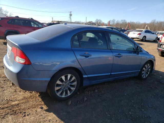 2HGFA169X9H501720 - 2009 HONDA CIVIC EXL ლურჯი ფოტო 3