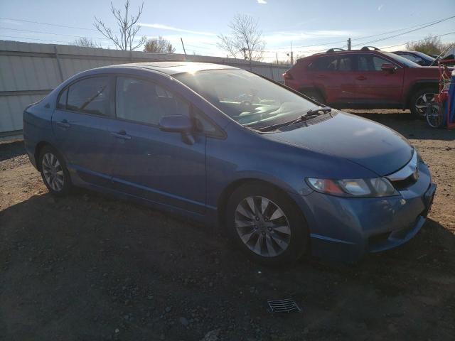 2HGFA169X9H501720 - 2009 HONDA CIVIC EXL BLUE photo 4