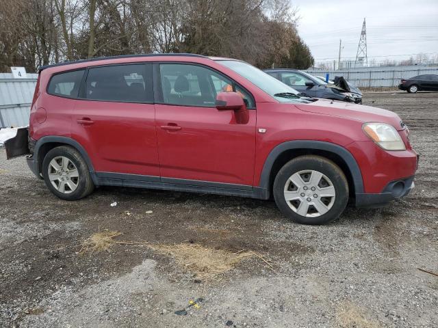 KL77P2EM2CK570878 - 2012 CHEVROLET ORLANDO LT RED photo 4