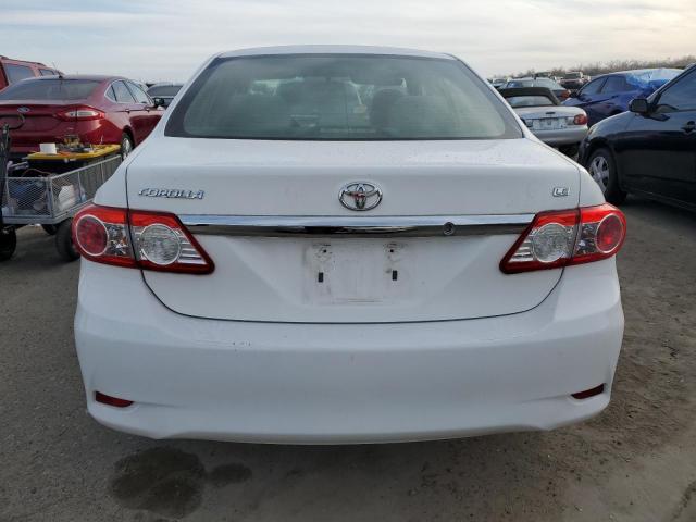 2T1BU4EE8CC770966 - 2012 TOYOTA COROLLA BASE WHITE photo 6