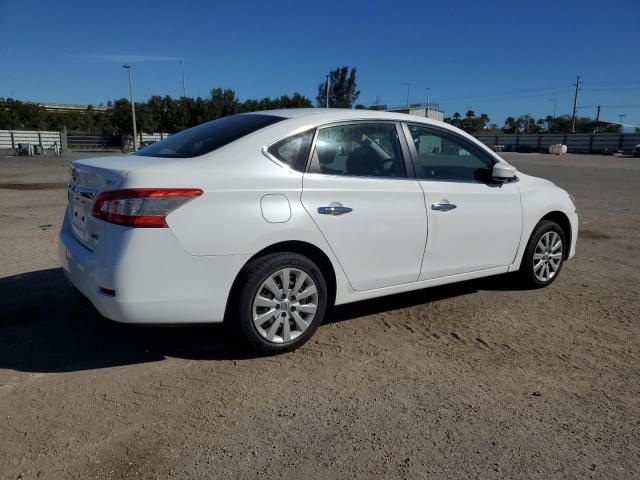 3N1AB7AP5EY264317 - 2014 NISSAN SENTRA S WHITE photo 3