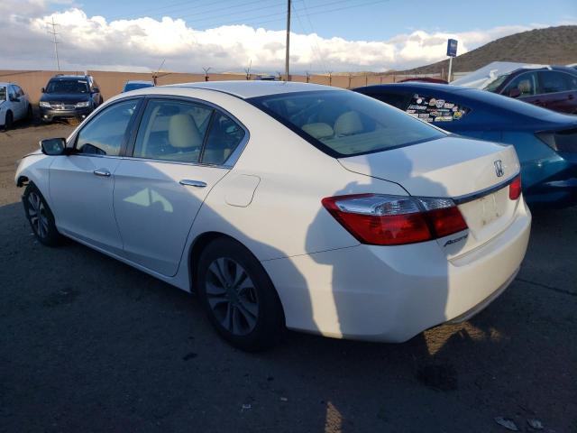 1HGCR2F35FA123328 - 2015 HONDA ACCORD LX WHITE photo 2