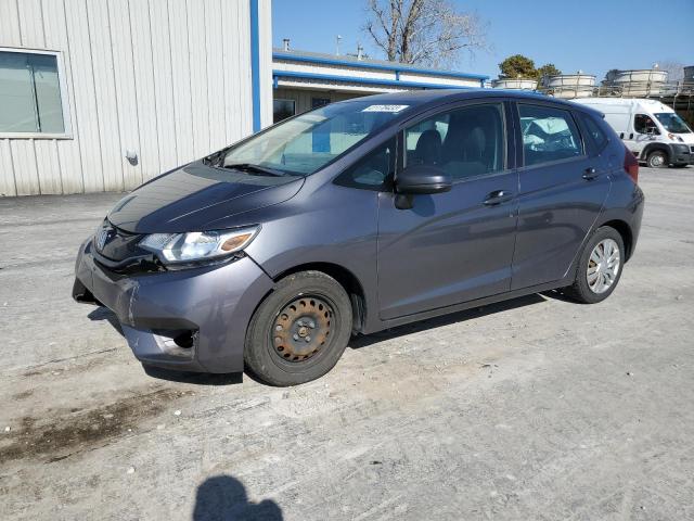 3HGGK5H56FM714759 - 2015 HONDA FIT LX GRAY photo 1