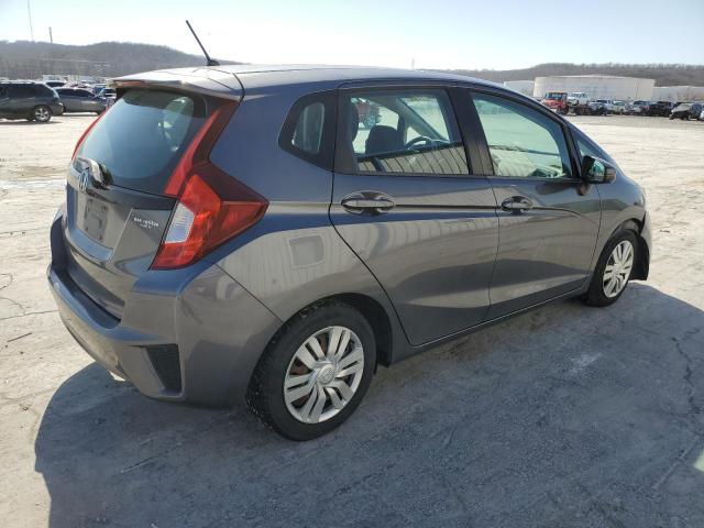 3HGGK5H56FM714759 - 2015 HONDA FIT LX GRAY photo 3