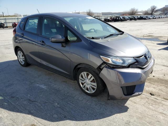 3HGGK5H56FM714759 - 2015 HONDA FIT LX GRAY photo 4