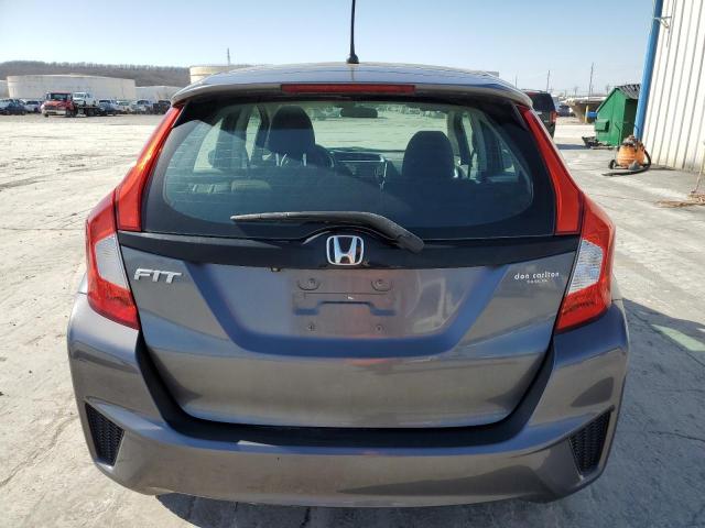 3HGGK5H56FM714759 - 2015 HONDA FIT LX GRAY photo 6