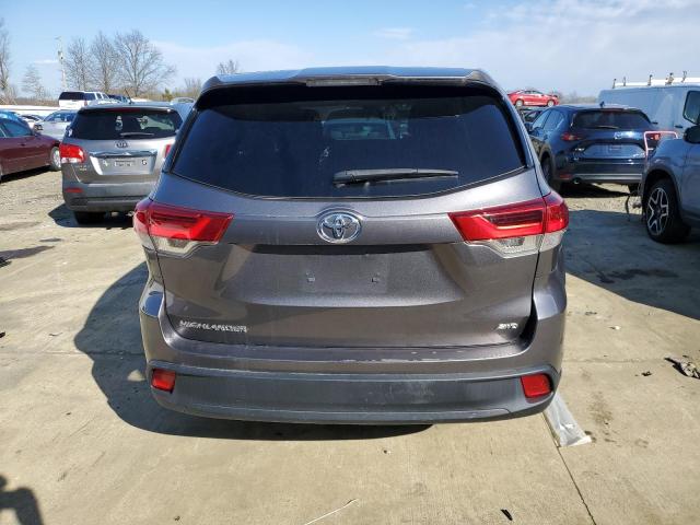 5TDBZRFH4KS926045 - 2019 TOYOTA HIGHLANDER LE GRAY photo 6