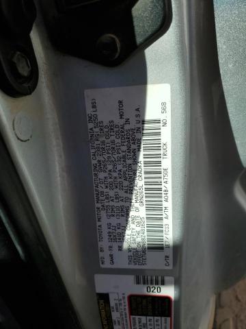 5TETU62N88Z481625 - 2008 TOYOTA TACOMA PRERUNNER ACCESS CAB SILVER photo 12