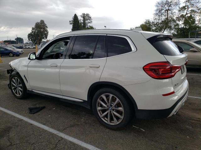5UXTR7C50KLE96181 - 2019 BMW X3 SDRIVE30I WHITE photo 2