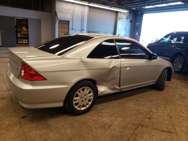 1HGEM22524L059829 - 2004 HONDA CIVIC LX SILVER photo 3