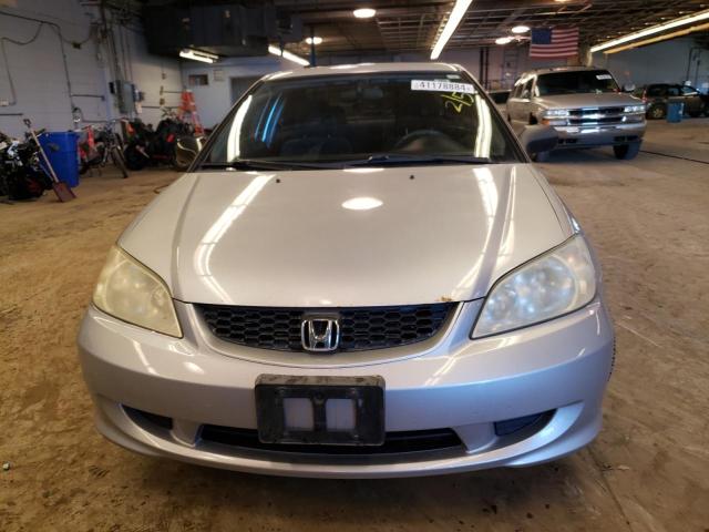 1HGEM22524L059829 - 2004 HONDA CIVIC LX SILVER photo 5