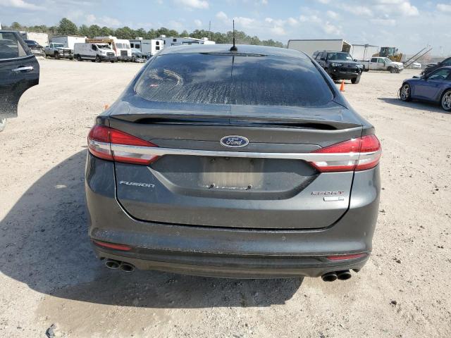 3FA6P0VP7HR156405 - 2017 FORD FUSION SPORT GRAY photo 6