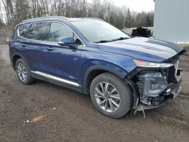 5NMS3CAD3LH146190 - 2020 HYUNDAI SANTA FE SEL BLUE photo 4