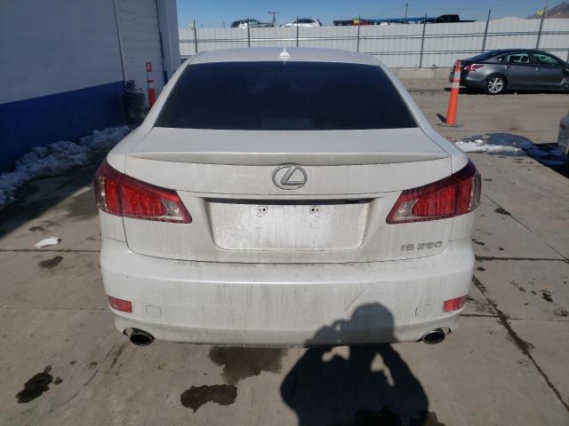 JTHBF5C25C5174346 - 2012 LEXUS IS 250 WHITE photo 6