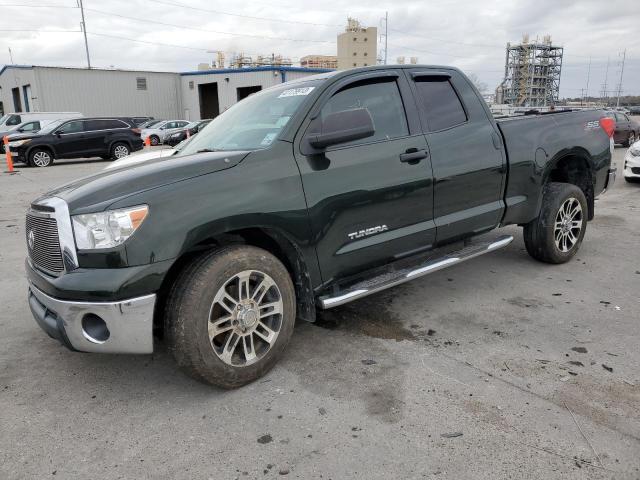 5TFRM5F14CX046791 - 2012 TOYOTA TUNDRA DOUBLE CAB SR5 GREEN photo 1