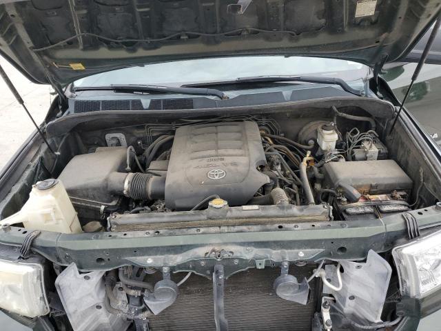 5TFRM5F14CX046791 - 2012 TOYOTA TUNDRA DOUBLE CAB SR5 GREEN photo 11