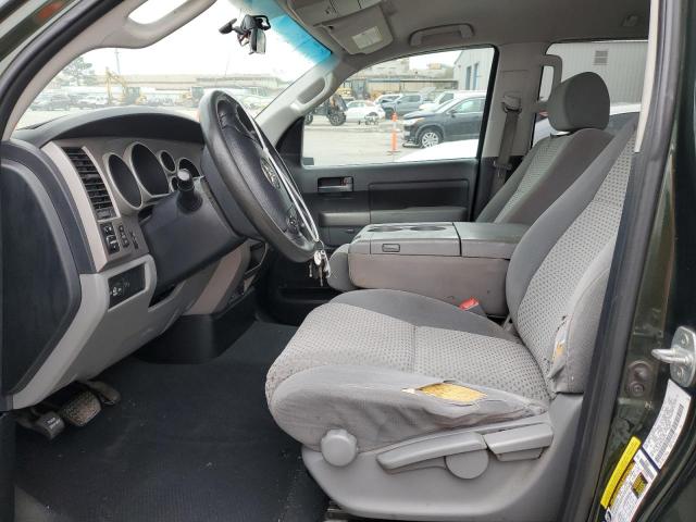 5TFRM5F14CX046791 - 2012 TOYOTA TUNDRA DOUBLE CAB SR5 GREEN photo 7