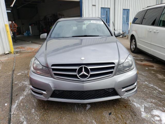 WDDGF4HB0EA958282 - 2014 MERCEDES-BENZ C 250 SILVER photo 5