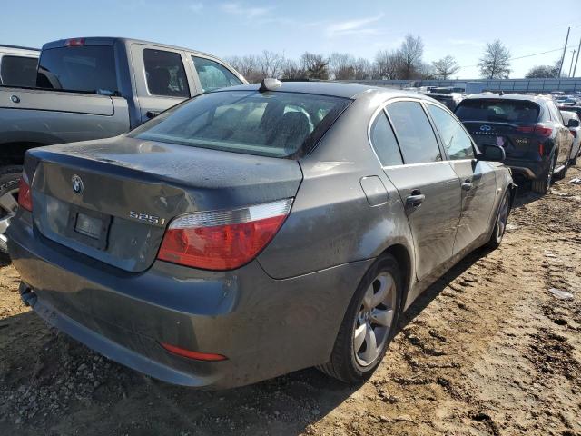 WBANE53587CW67691 - 2007 BMW 525 I GRAY photo 3