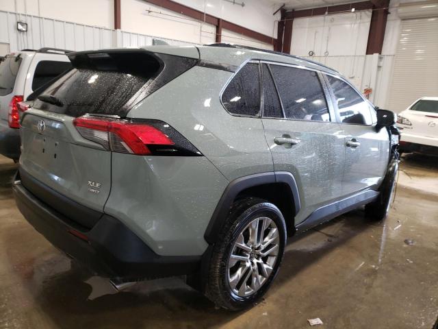 2T3A1RFV6LC129449 - 2020 TOYOTA RAV4 XLE PREMIUM GRAY photo 3