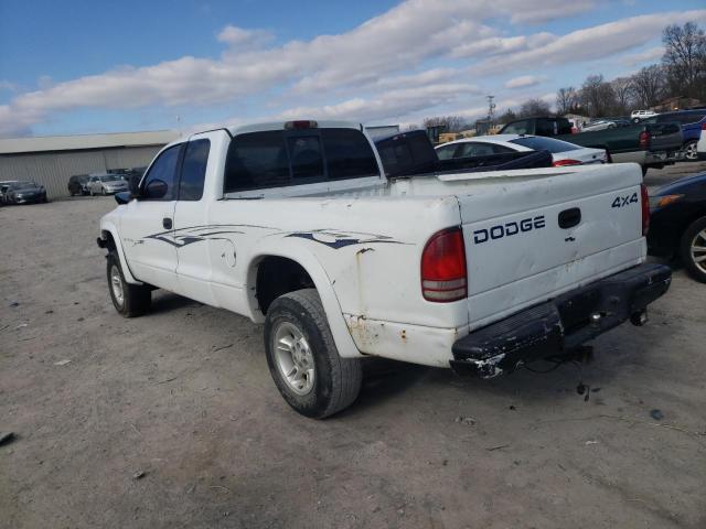 1B7GG22X0YS647725 - 2000 DODGE DAKOTA WHITE photo 2