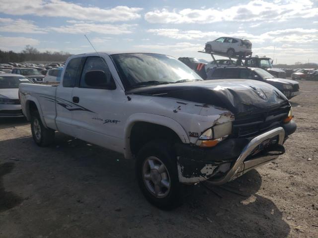 1B7GG22X0YS647725 - 2000 DODGE DAKOTA WHITE photo 4