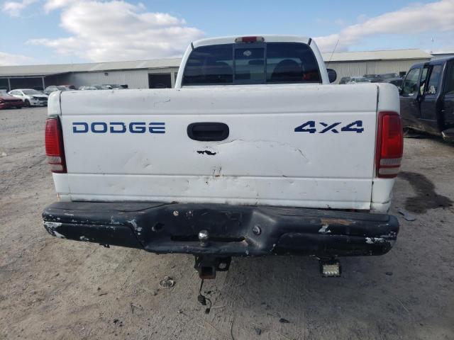 1B7GG22X0YS647725 - 2000 DODGE DAKOTA WHITE photo 6