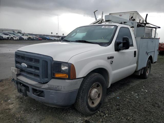 1FDSF30546EB15308 - 2006 FORD F350 SRW SUPER DUTY WHITE photo 1