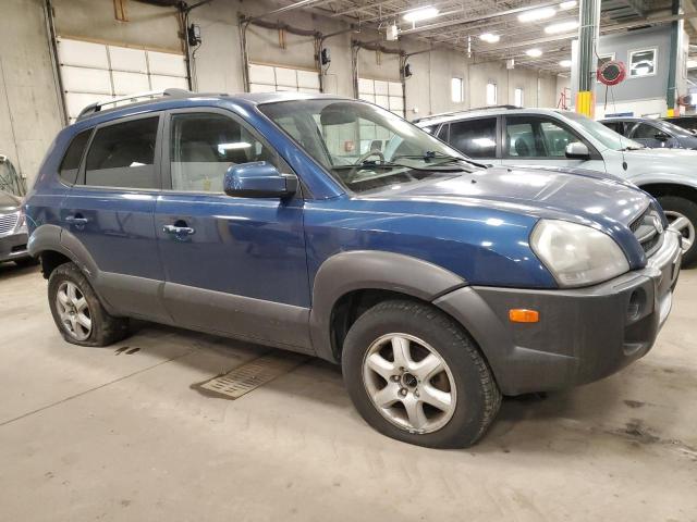 KM8JN72D65U042876 - 2005 HYUNDAI TUCSON GLS BLUE photo 4