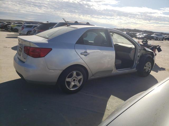 KNAFU4A27D5727986 - 2013 KIA FORTE EX SILVER photo 3