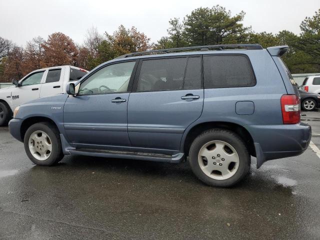 JTEEP21AX50106866 - 2005 TOYOTA HIGHLANDER LIMITED BLUE photo 2