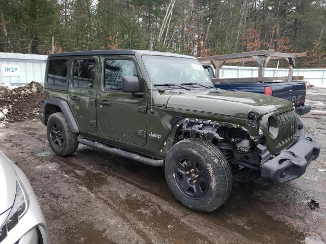 1C4HJXDG0MW505748 - 2021 JEEP WRANGLER U SPORT GREEN photo 4