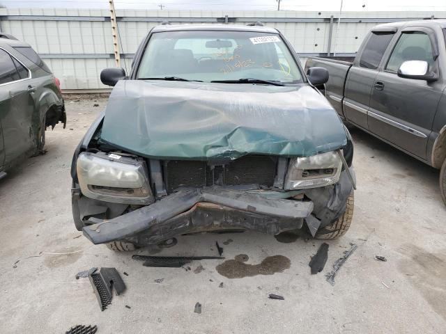 1GNDS13S742240002 - 2004 CHEVROLET TRAILBLAZE LS GREEN photo 5