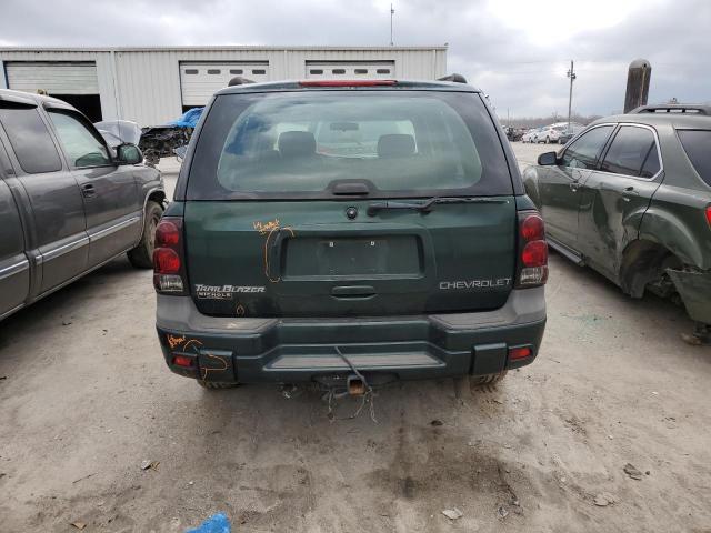 1GNDS13S742240002 - 2004 CHEVROLET TRAILBLAZE LS GREEN photo 6